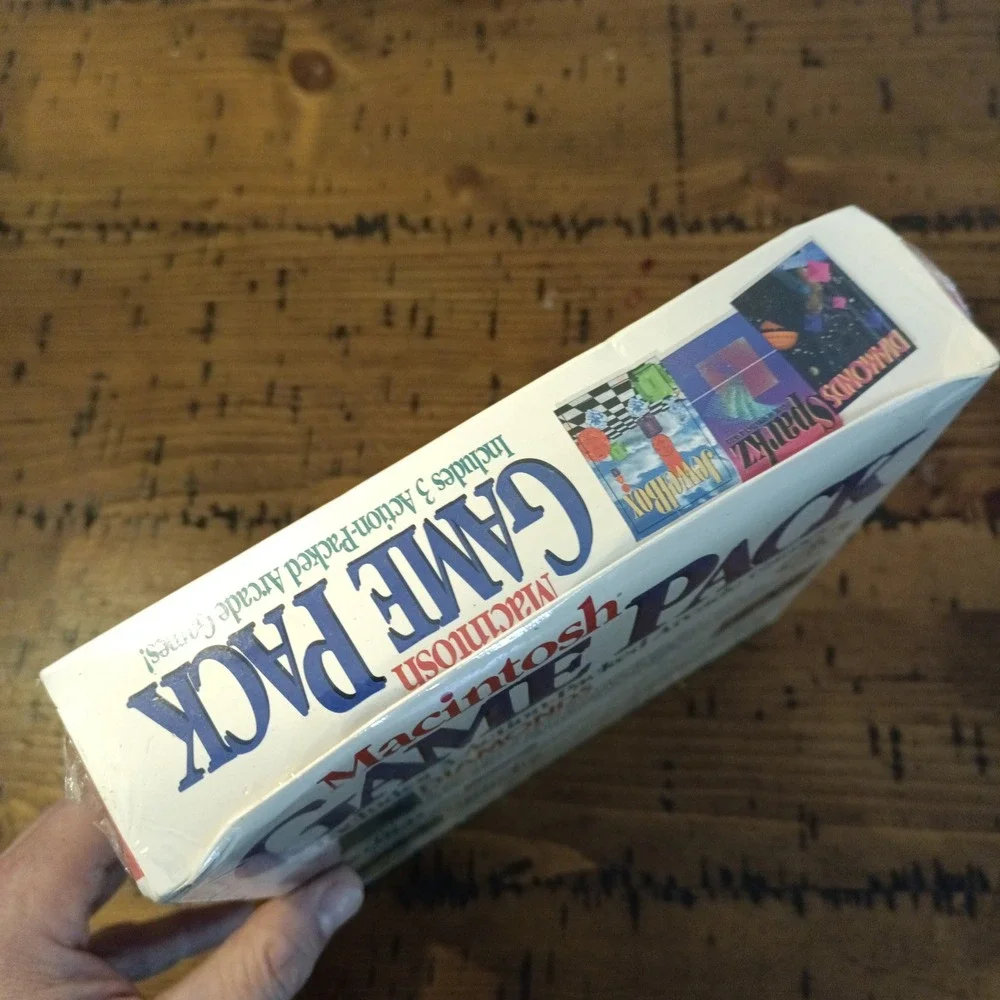 Vintage Macintosh Game Pack WizardWorks Diamonds Sparkz JewelBox NEW SEALED NOS